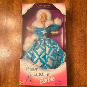 1996 Special Edition Evening Elegance Series Winter Renaissance Barbie